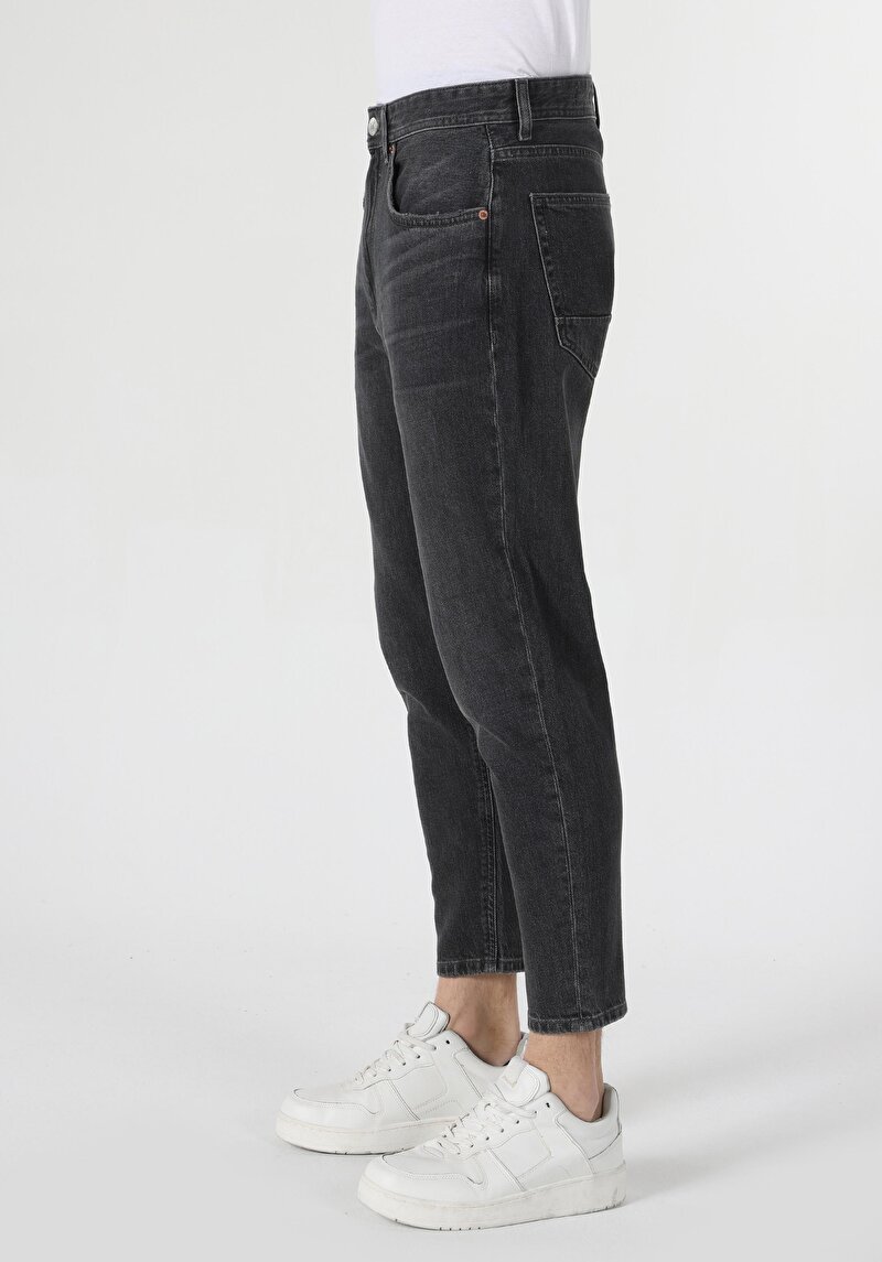 Afișați detalii pentru Carrot Fit Drop Crotch Carrot Leg Blugi İndigo Pentru Bărbați