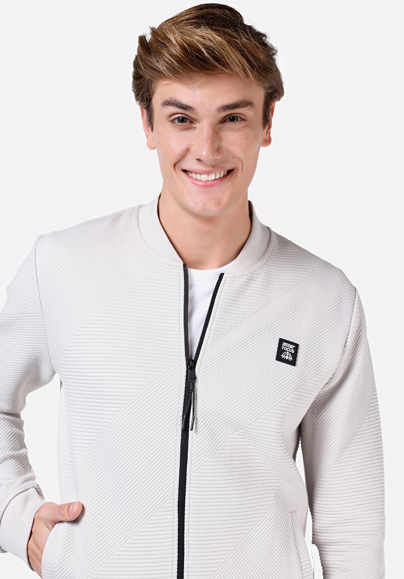 Imagine a Jacheta De Barbati Alb Slim Fit Cl1066812