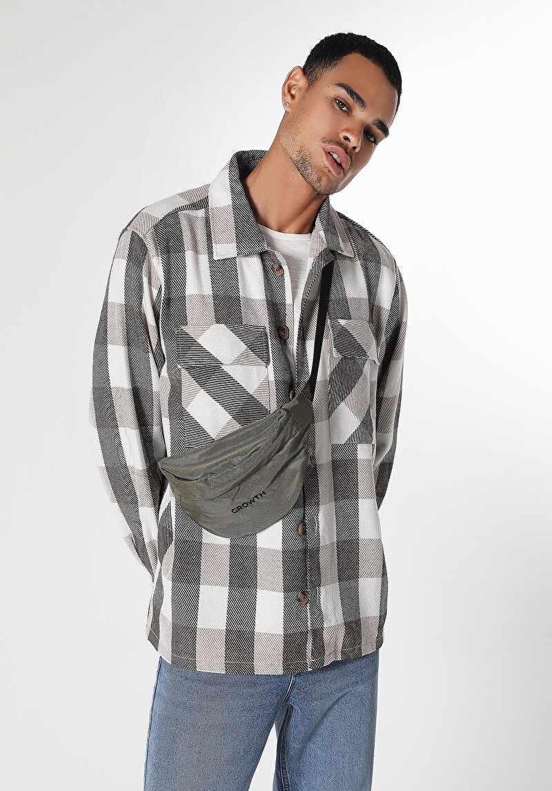 Imagine a Camasa Cu Maneca Lunga De Barbati Bej Comfort Fit Cl1059976