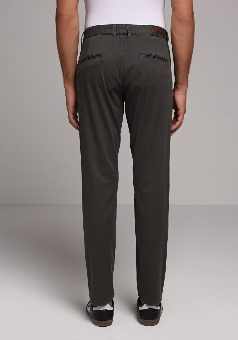 Imagine a Pantaloni De Barbati Verde Slim Fit Cl1049749