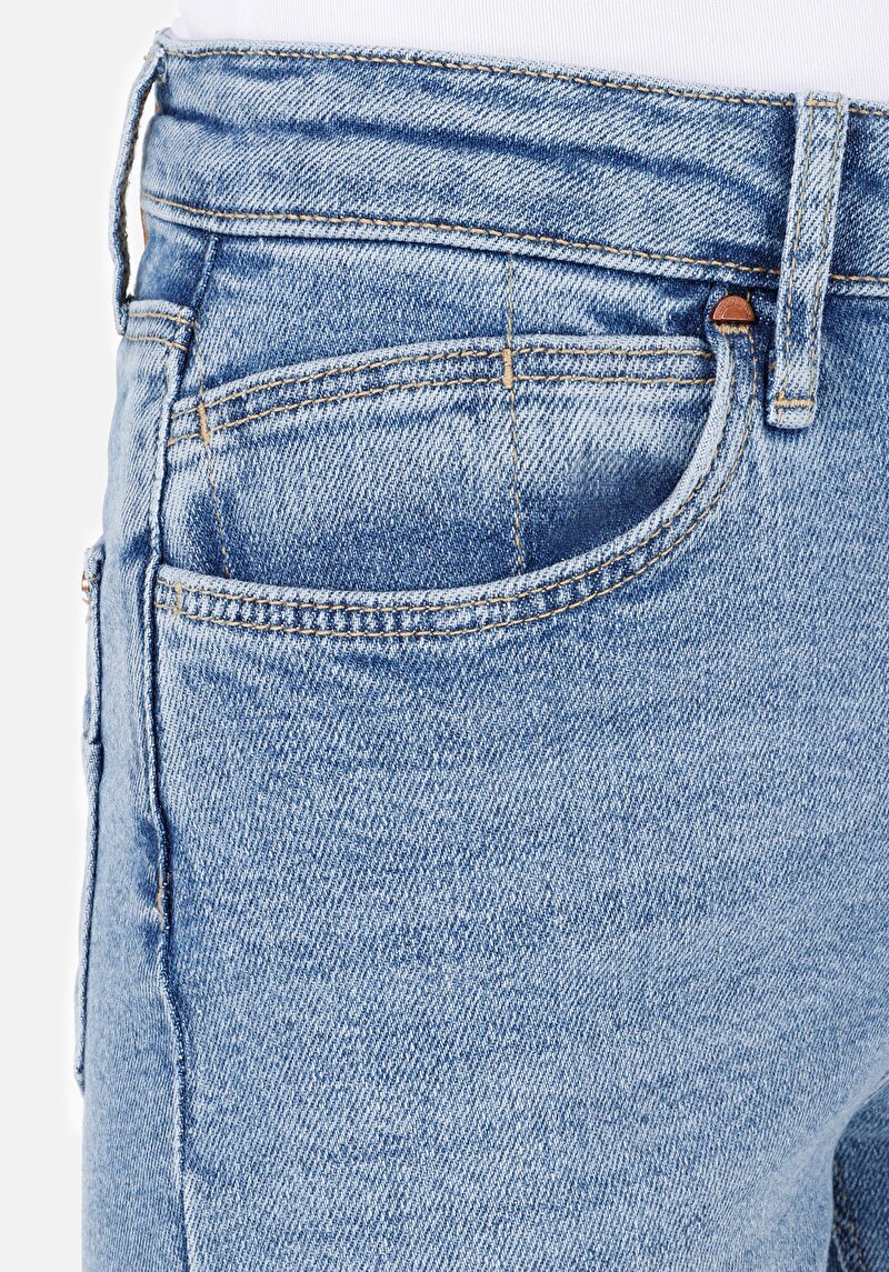 Afișați detalii pentru Blugi Slim Fit Indigo Pentru Femei