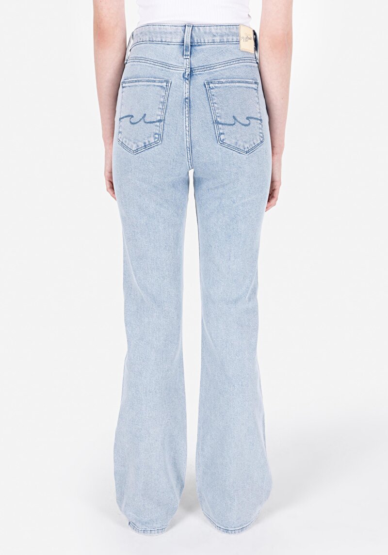 Imagine a Blugi İndigo Pentru Femei Regular Fit