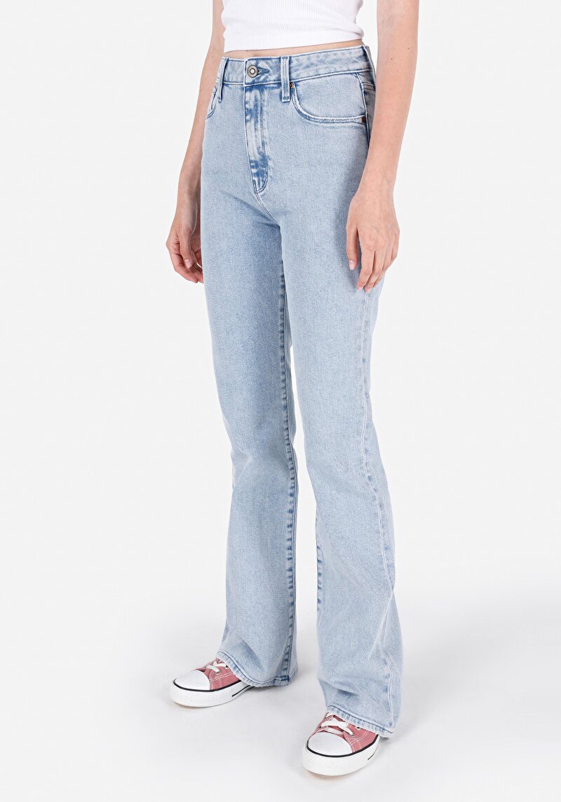 Imagine a Blugi İndigo Pentru Femei Regular Fit