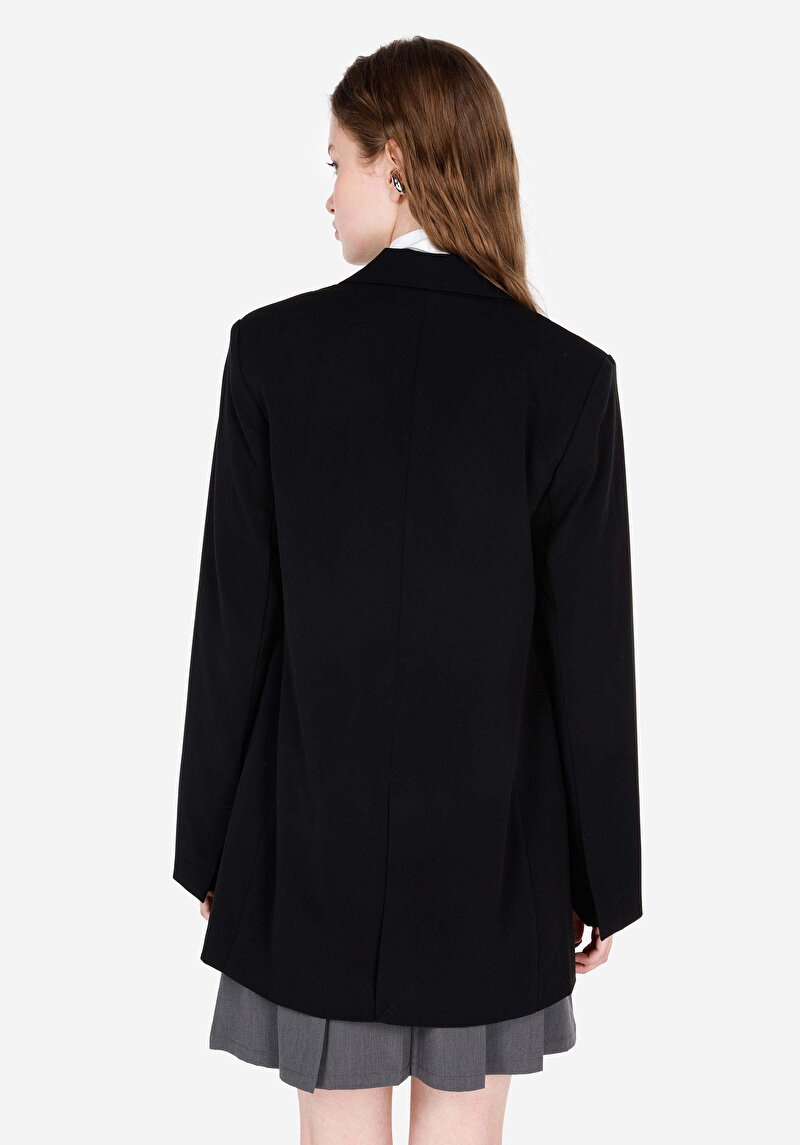 Afișați detalii pentru Jacheta De Dama Negru Regular Fit  Cl1070316