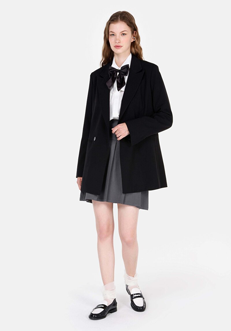 Afișați detalii pentru Jacheta De Dama Negru Regular Fit  Cl1070316