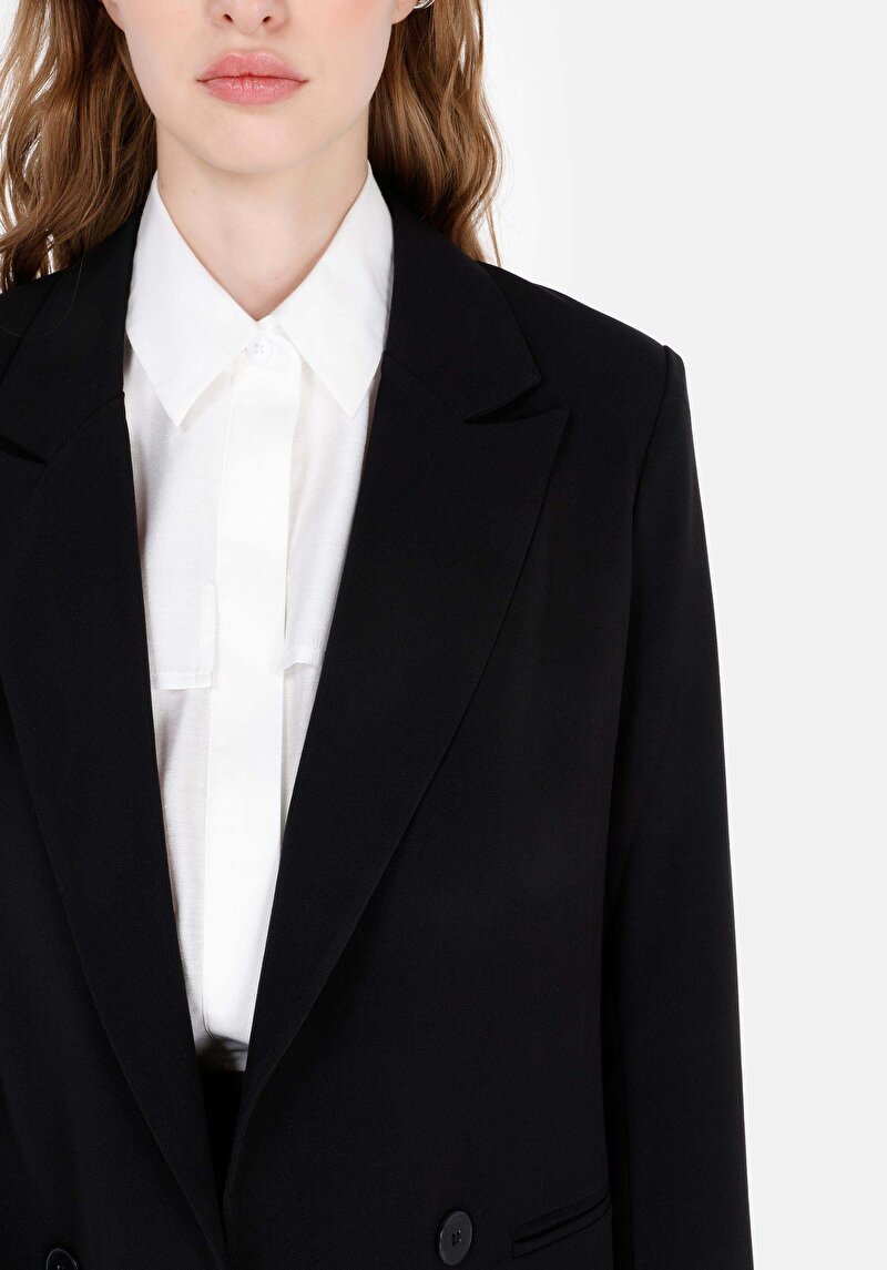 Afișați detalii pentru Jacheta De Dama Negru Regular Fit  Cl1070316