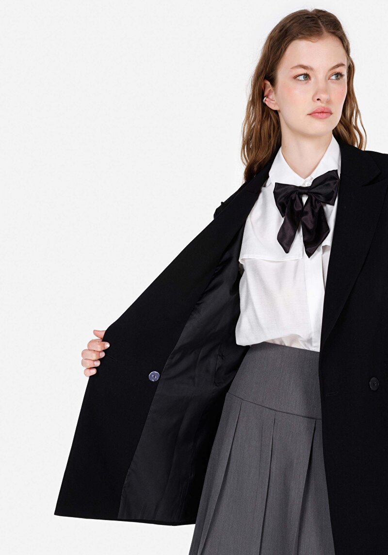 Afișați detalii pentru Jacheta De Dama Negru Regular Fit  Cl1070316