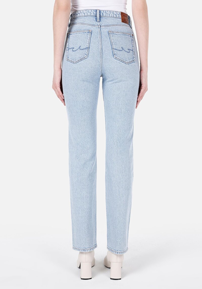 Imagine a Pantaloni De Dama Albastru Regular Fit 792 Mila Cl1069429