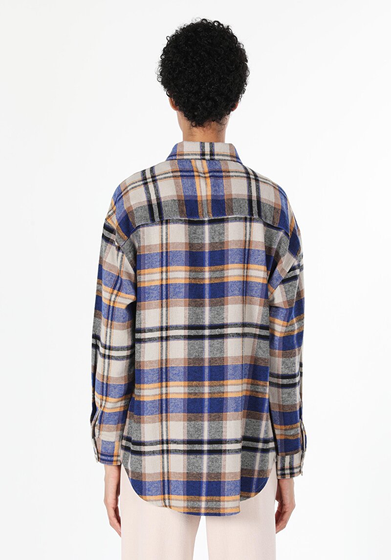 Imagine a Camasa Cu Maneca Lunga De Dama Multicolor Regular Fit Cl1061407