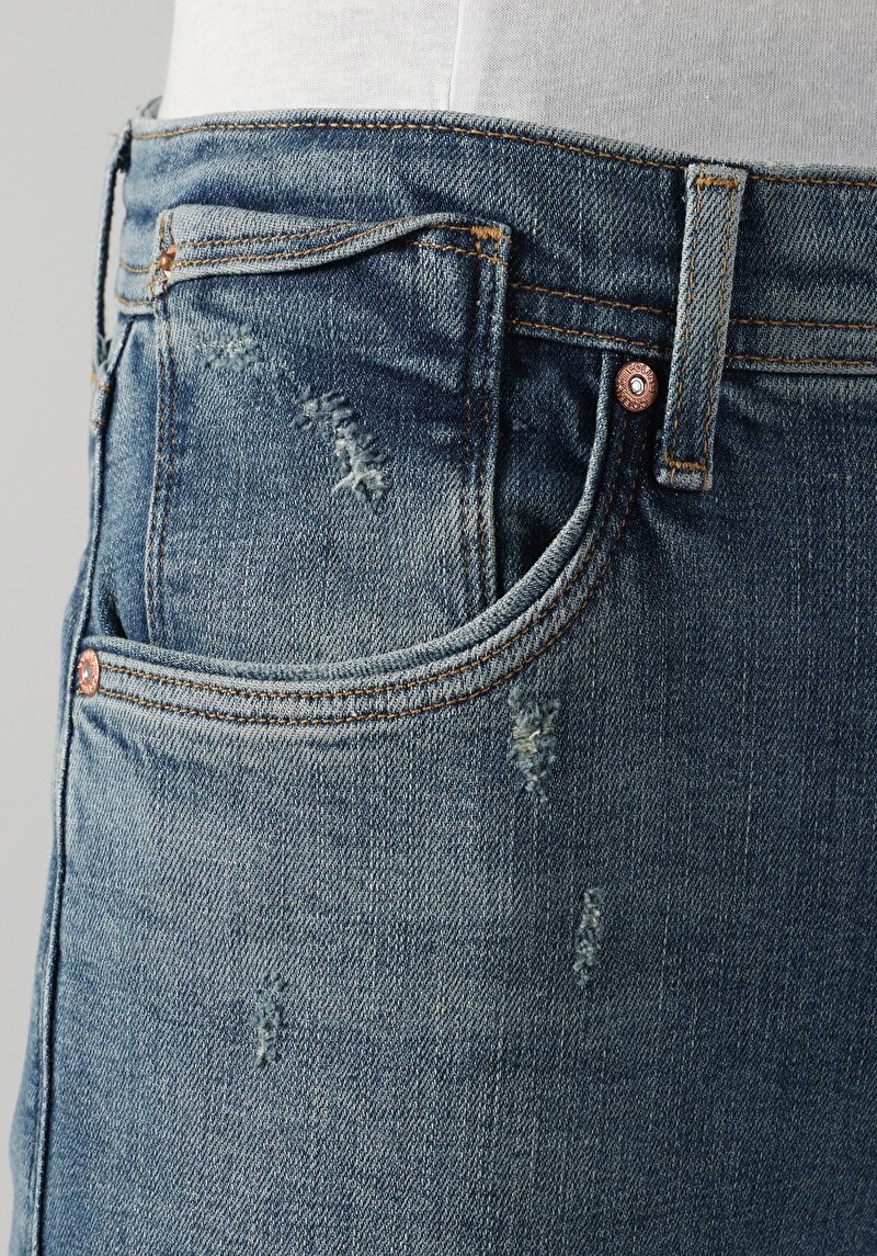 Afișați detalii pentru Pantaloni De Barbati Albastru Slim Fit 041 Danny Cl1063476