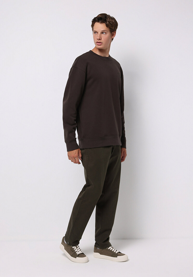 Imagine a Pantaloni De Barbati Verde Regular Fit Cl1049750