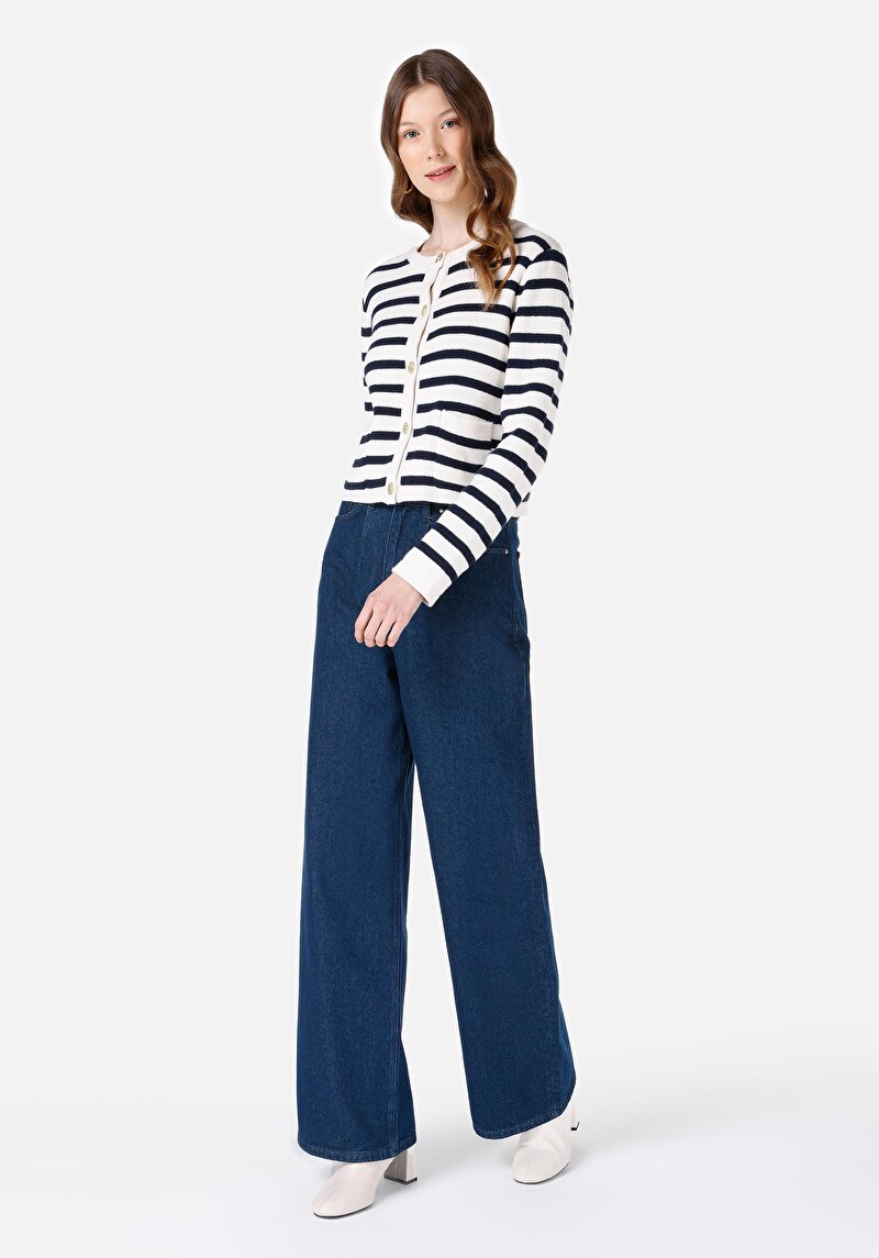 Afișați detalii pentru Cardigan De Dama Alb Regular Fit  Cl1067381