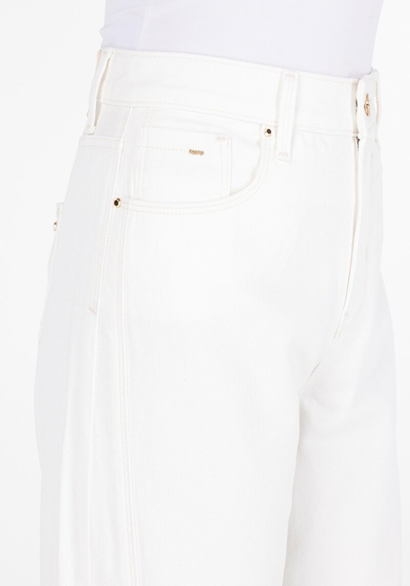 Afișați detalii pentru Blugi Albi Pentru Femei Regular Fit
