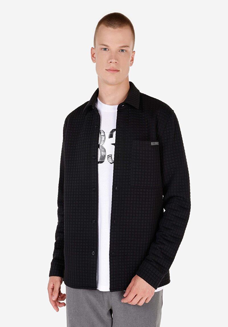 Imagine a Jacheta De Barbati Negru Regular Fit  Cl1070340