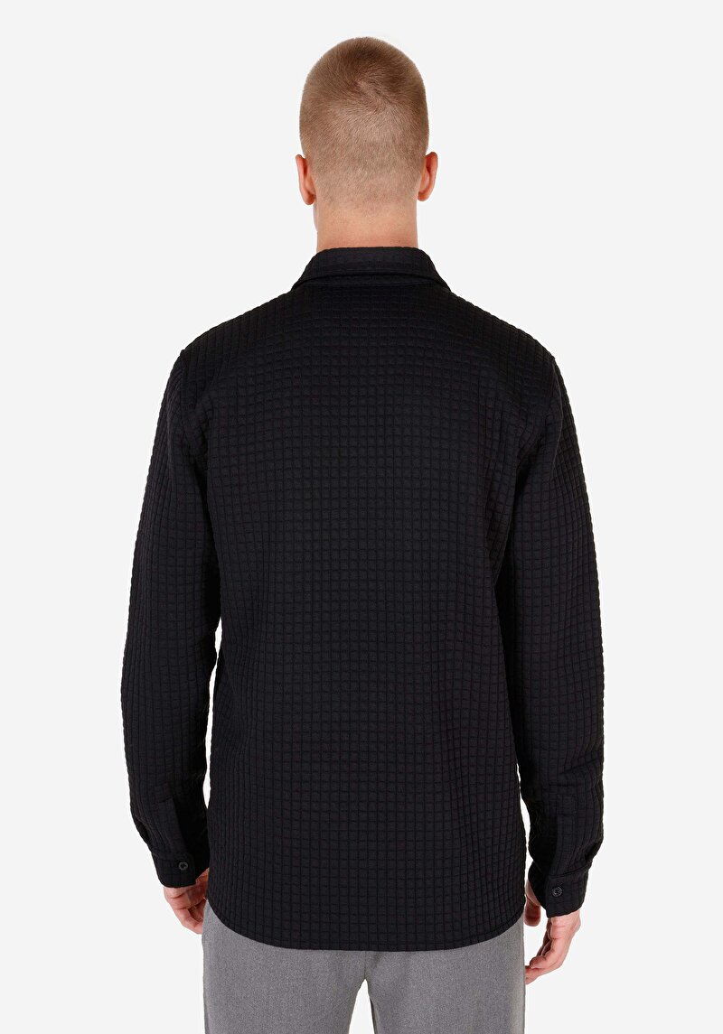 Imagine a Jacheta De Barbati Negru Regular Fit Cl1070340