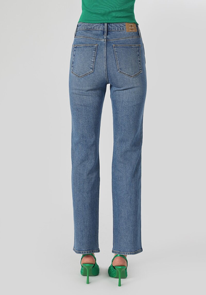 Afișați detalii pentru Pantaloni De Dama Denim Regular Fit 792 Mila Cl1063477