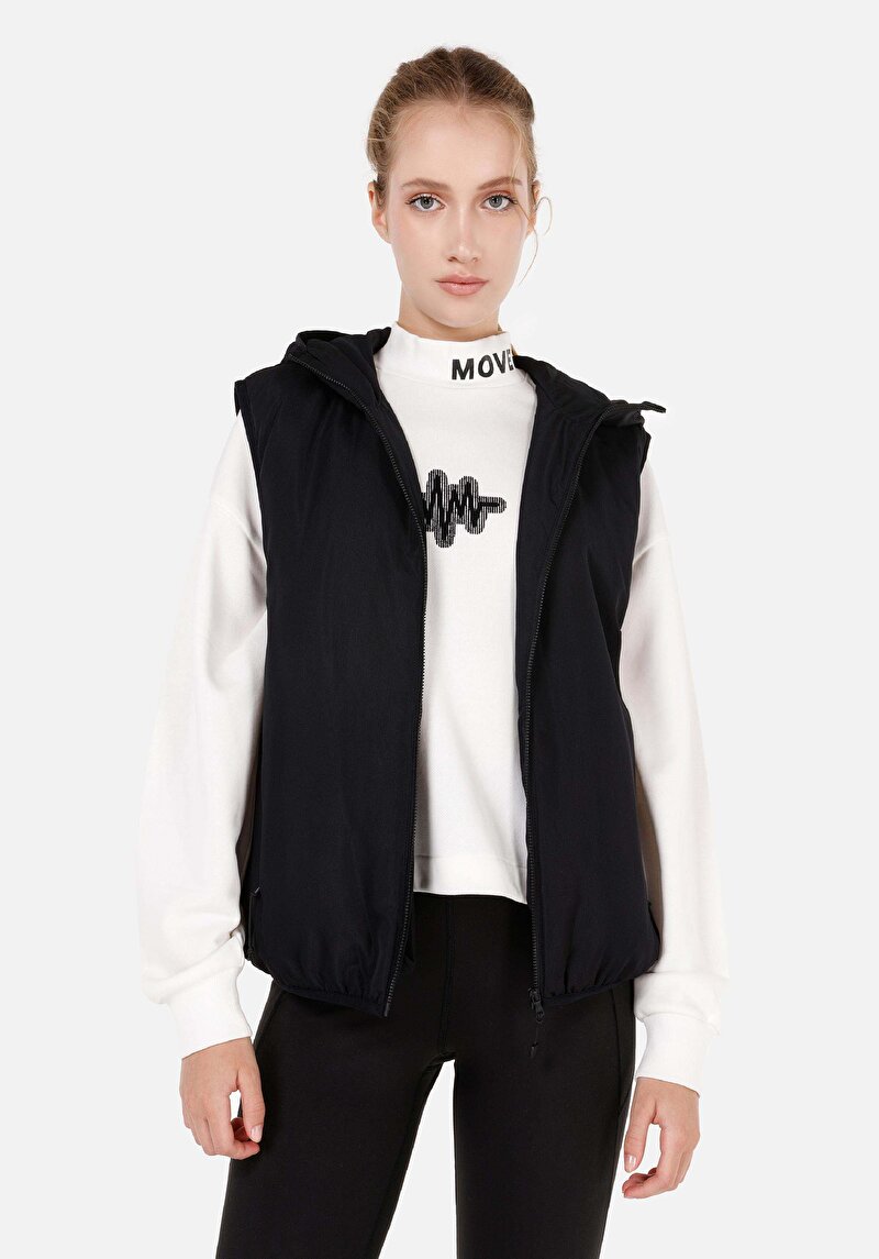 Imagine a Vesta De Dama Negru Regular Fit  Cl1070348