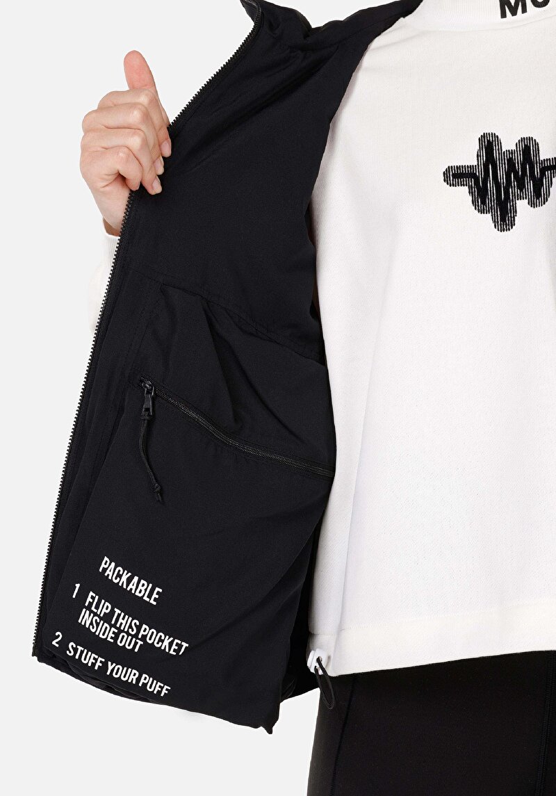 Afișați detalii pentru Vesta De Dama Negru Regular Fit  Cl1070348