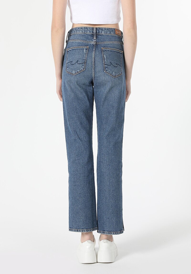 Afișați detalii pentru Pantaloni De Dama Maro Regular Fit 792 Mila Cl1061420