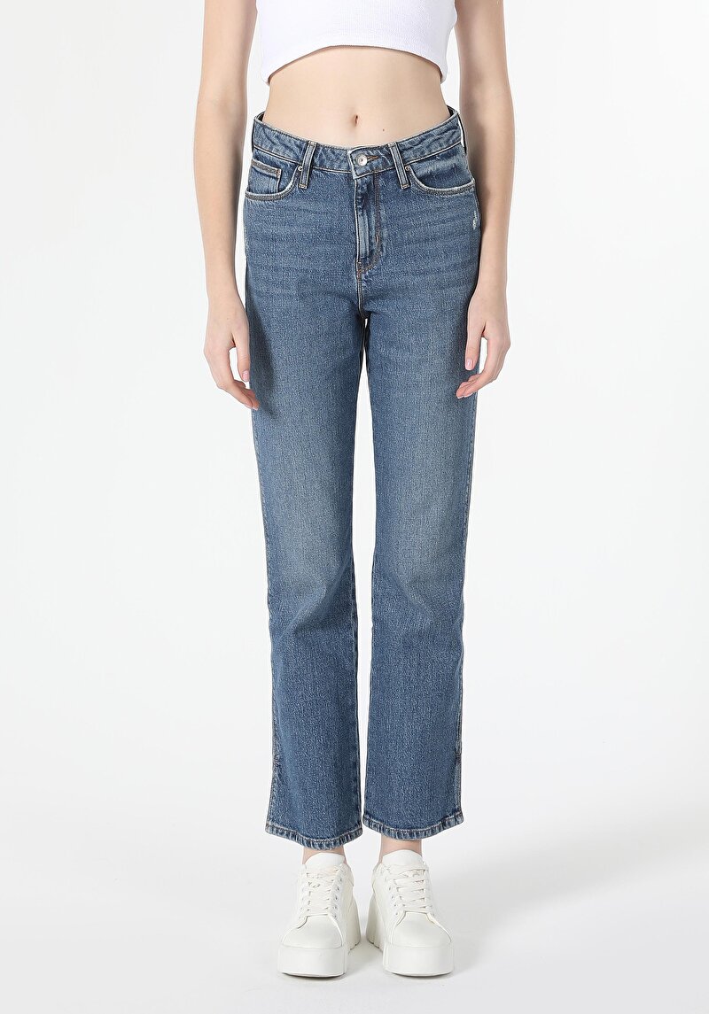 Afișați detalii pentru Pantaloni De Dama Maro Regular Fit 792 Mila Cl1061420