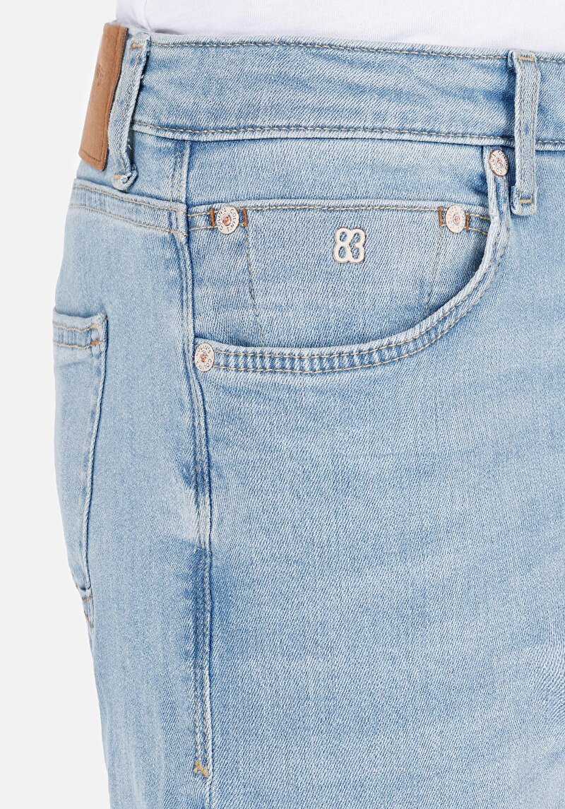 Afișați detalii pentru Blugi Slim Fit Indigo Pentru Bărbați