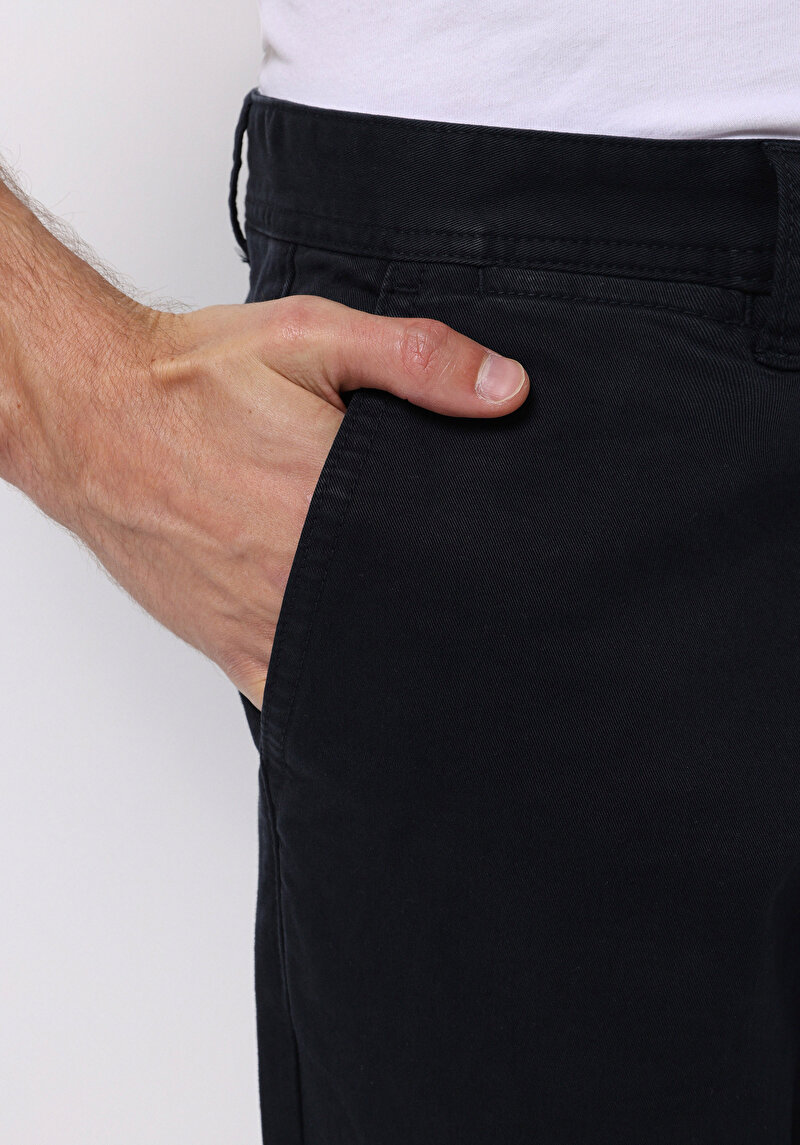 Afișați detalii pentru Pantaloni De Barbati Albastru Marin Regular Fit  Cl1049750