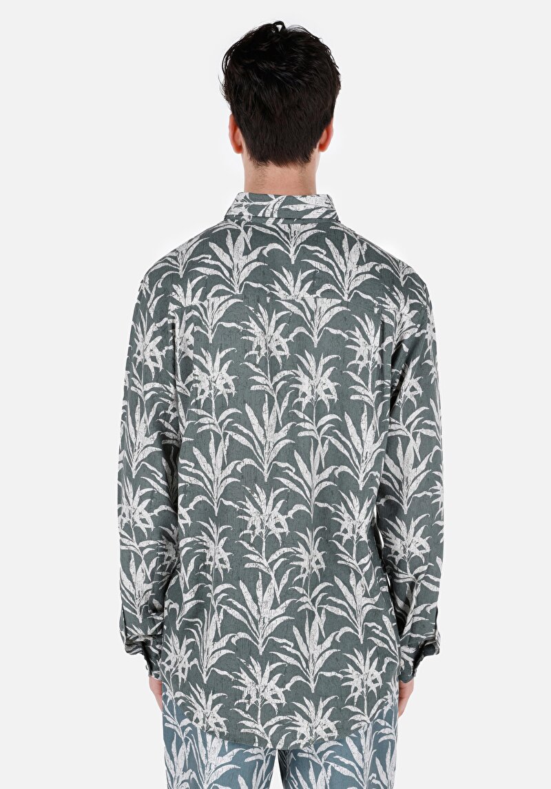 Afișați detalii pentru Camasa Cu Maneca Lunga De Barbati Kaki Regular Fit  Cl1067541