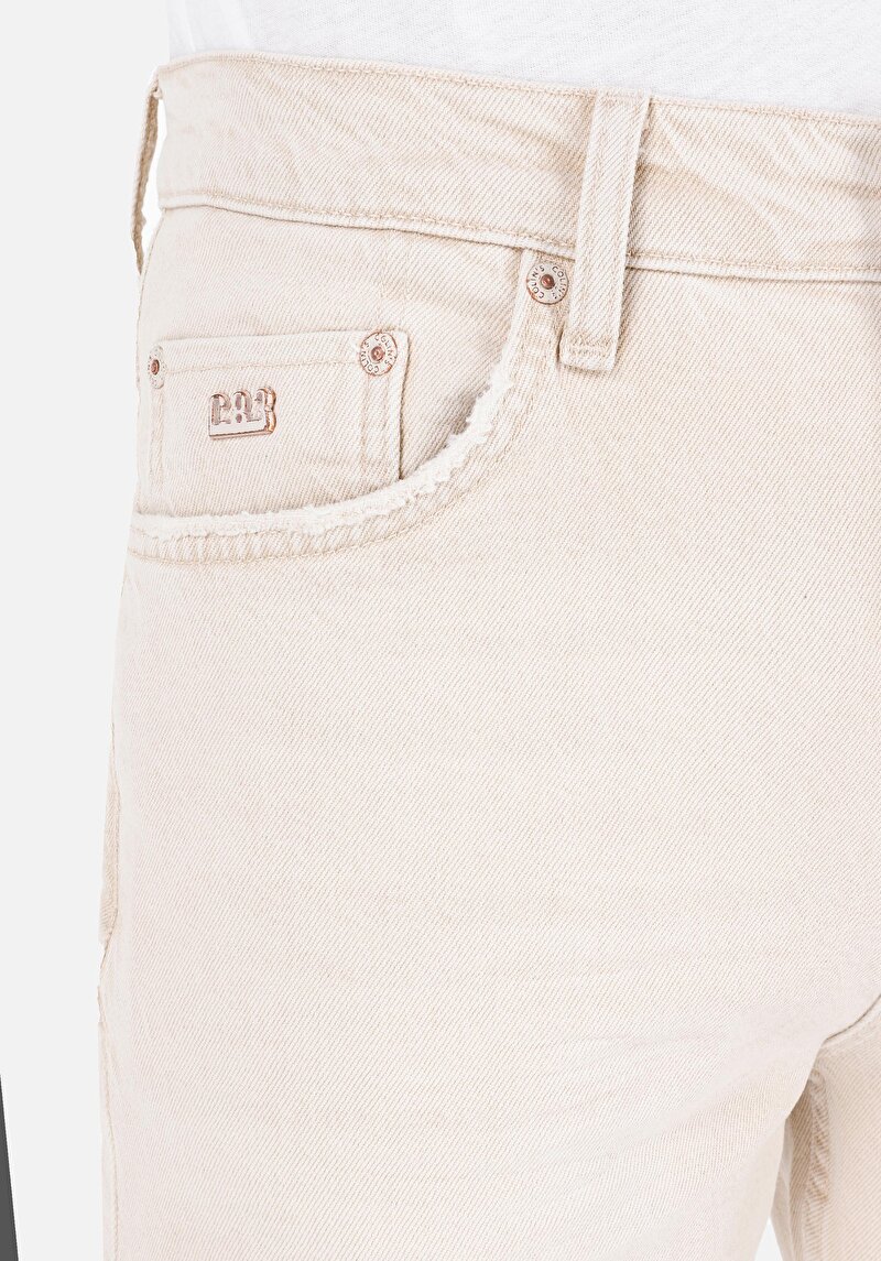 Afișați detalii pentru Blugi Din Denim Pentru Bărbați Cu Talie Dreaptă Cu Talie Medie