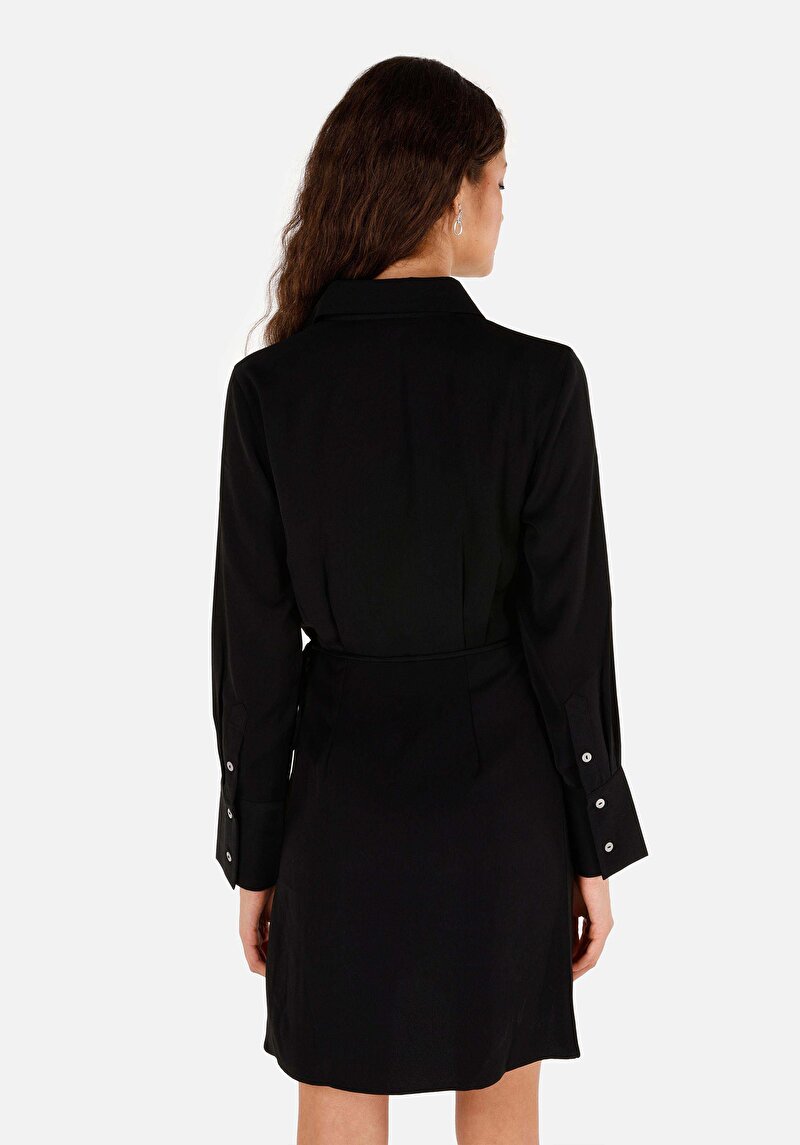 Afișați detalii pentru Rochie Neagră Pentru Femei Regular Fit