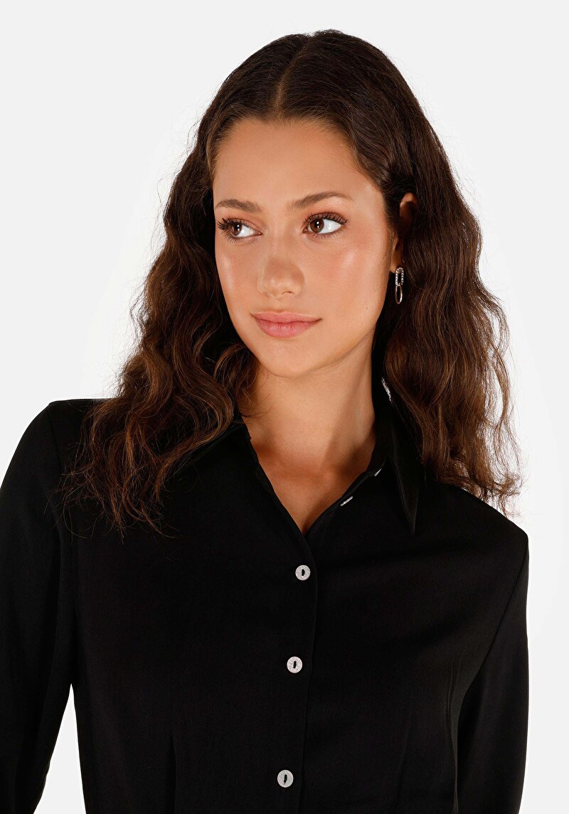 Afișați detalii pentru Rochie Neagră Pentru Femei Regular Fit