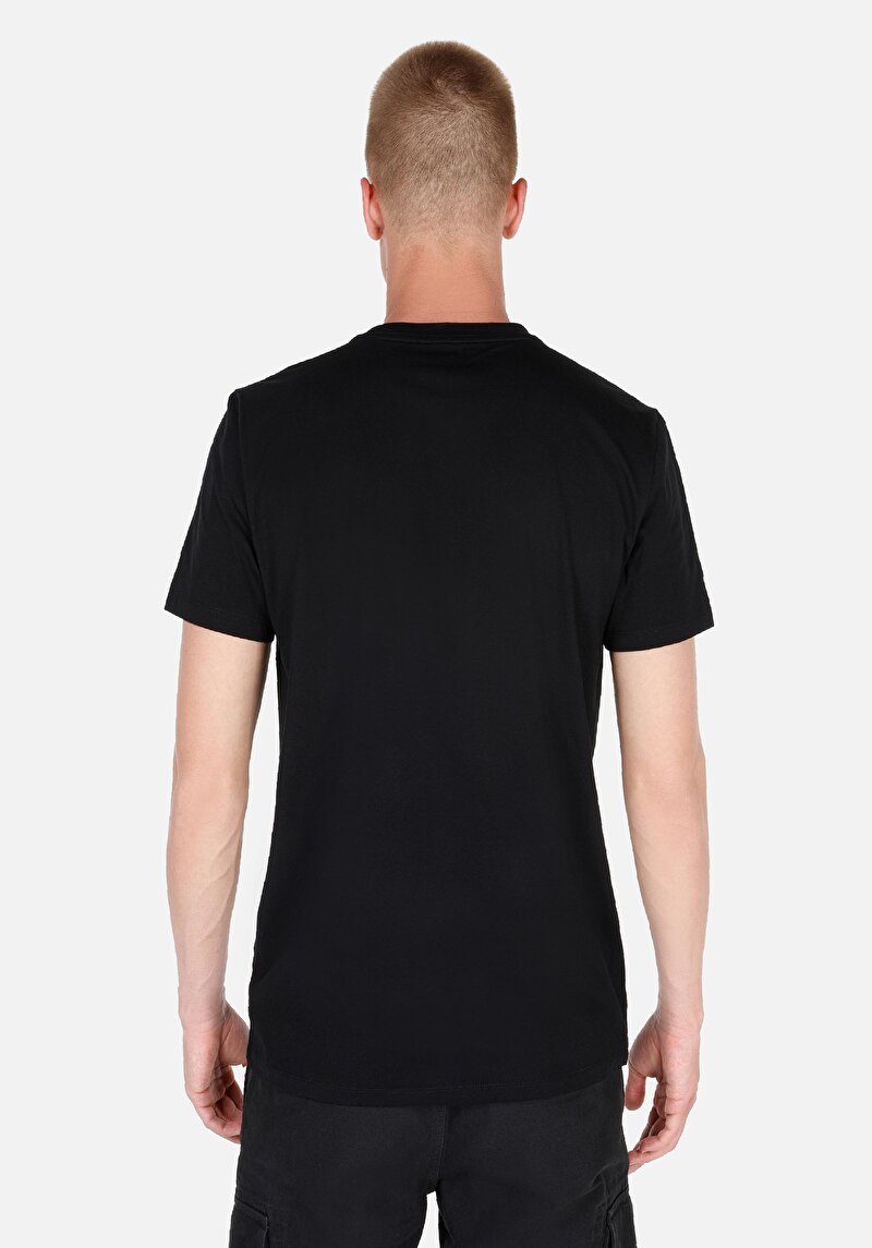 Imagine a Tricou Cu Maneca Scurta De Barbati Negru Regular Fit Cl1067750