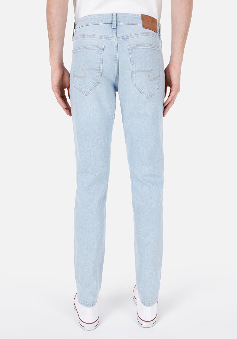 Afișați detalii pentru Blugi Slim Fit Indigo Pentru Bărbați