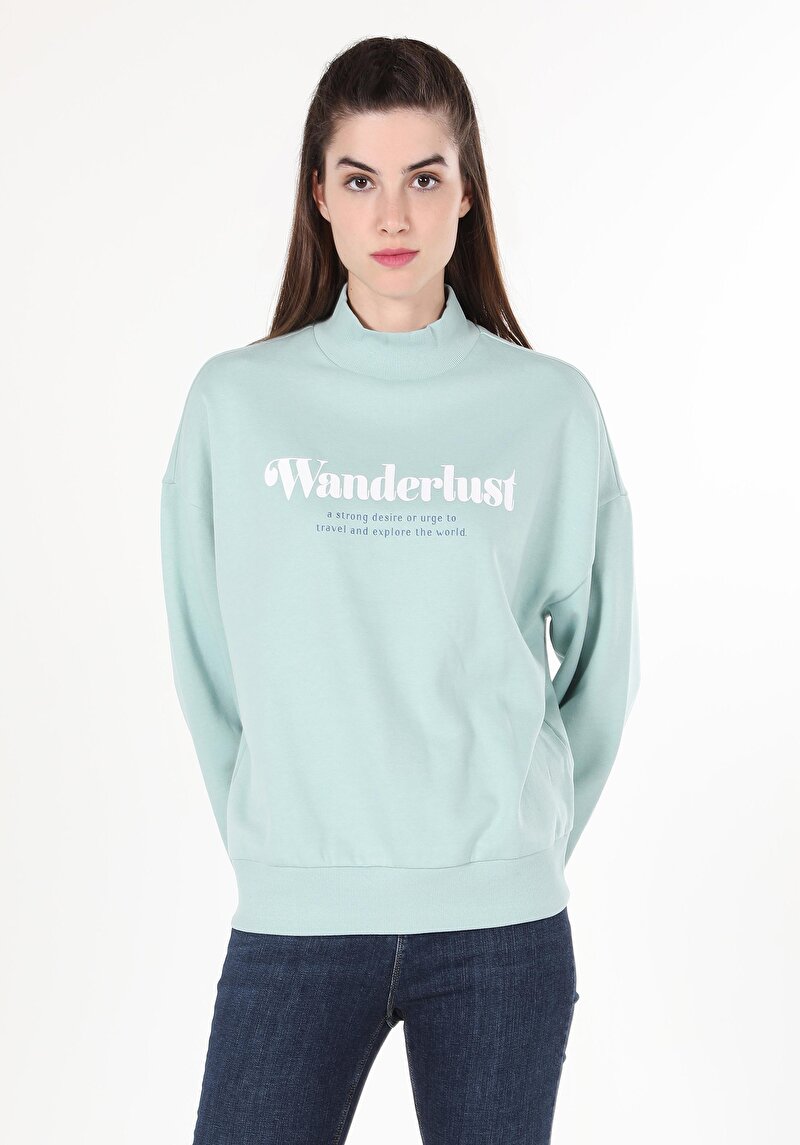 Imagine a Hanorac / Bluza De Dama Verde   Cl1060218