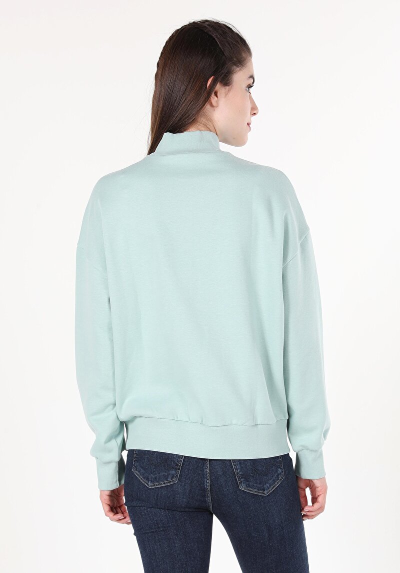 Imagine a Hanorac / Bluza De Dama Verde Cl1060218