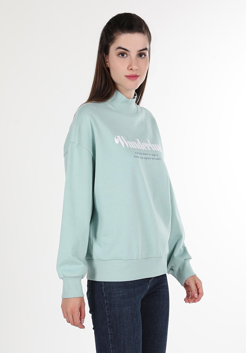 Imagine a Hanorac / Bluza De Dama Verde Cl1060218