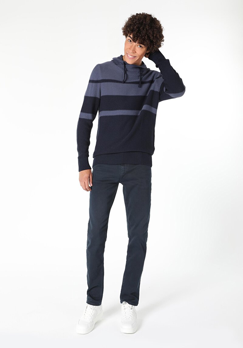 Imagine a Pulover De Barbati Albastru Marin Cl1060228