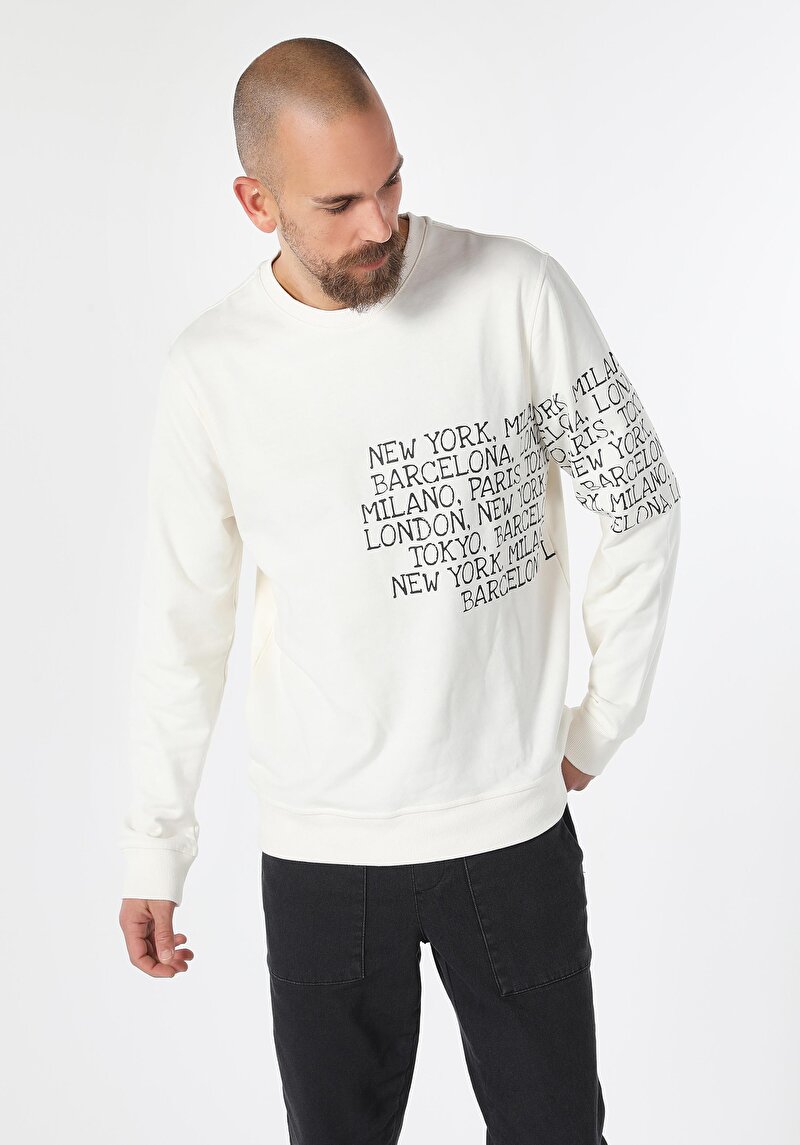 Imagine a Tricou Cu Maneca Scurta De Barbati Alb   Cl1061612