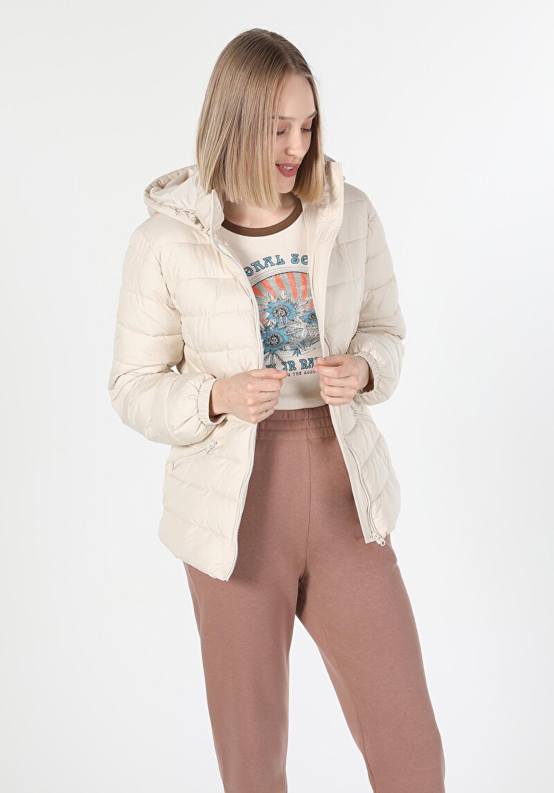 Imagine a Jacheta De Dama Alb Slim Fit Cl1060247