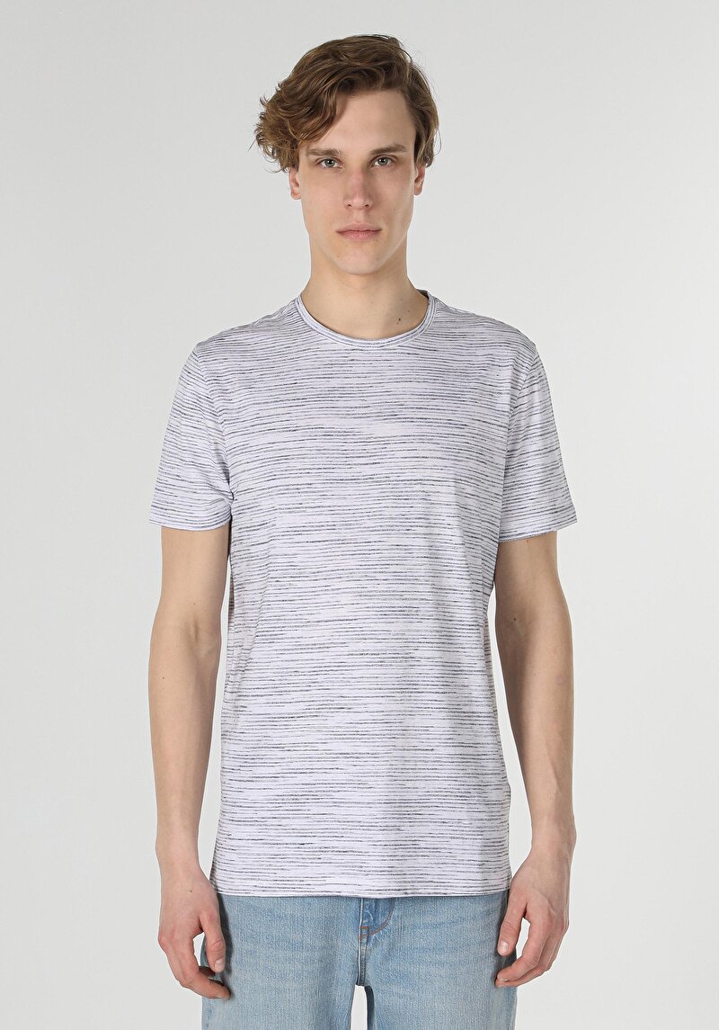 Afișați detalii pentru Tricou Cu Maneca Scurta De Barbati Albastru Marin Regular Fit  Cl1058833