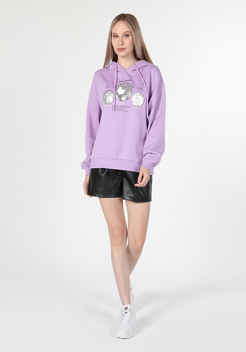 Imagine a Hanorac / Bluza De Dama Mov Cl1060265