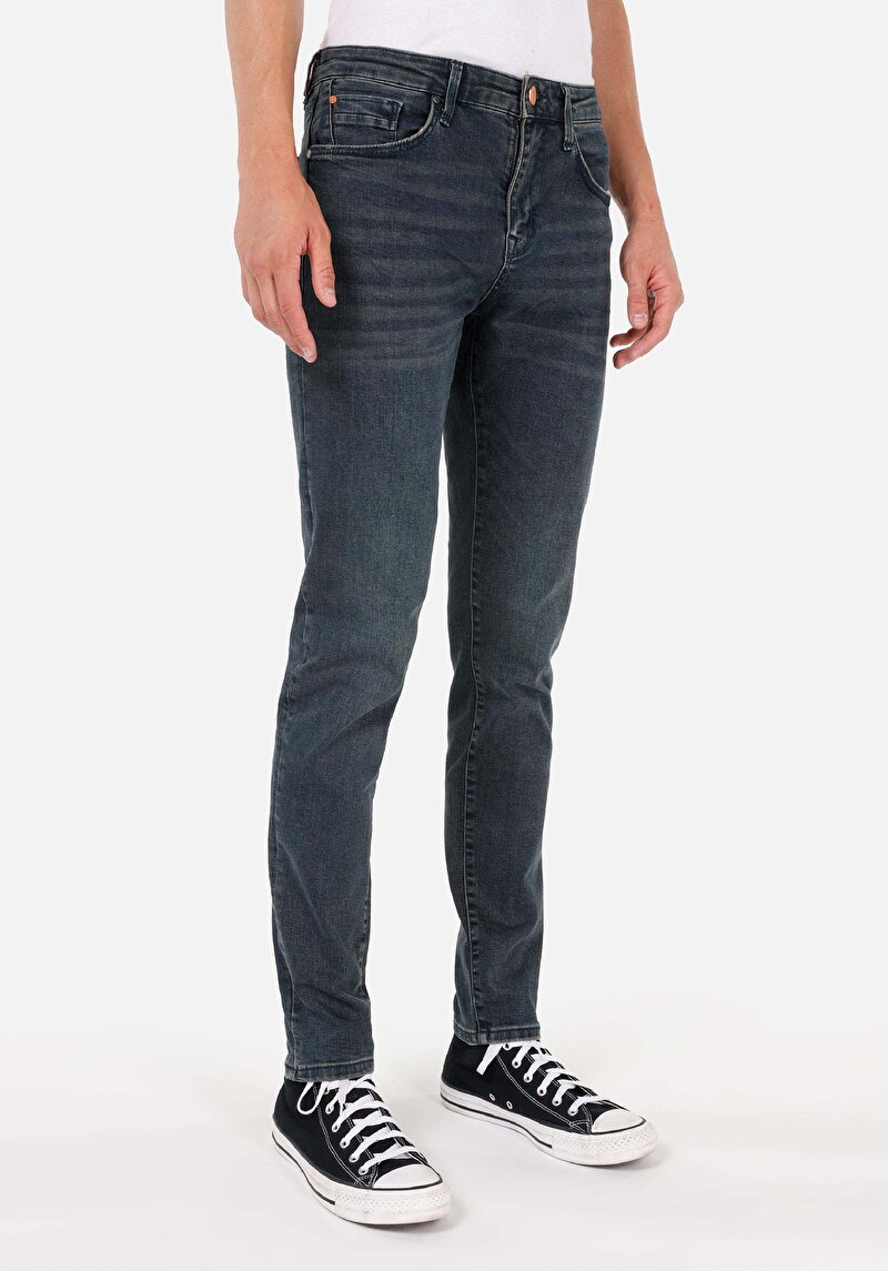 Afișați detalii pentru Pantaloni De Barbati Verde Slim Fit 041 Danny Cl1070542