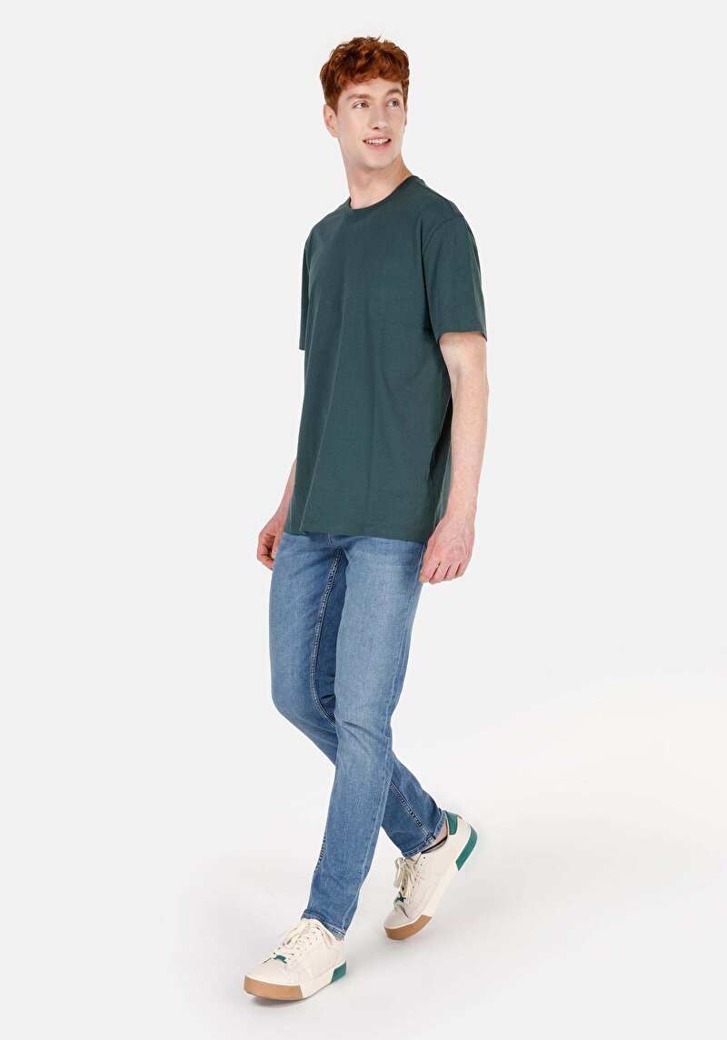 Imagine a Pantaloni De Barbati Denim Straight Fit 044 Karl Cl1070550