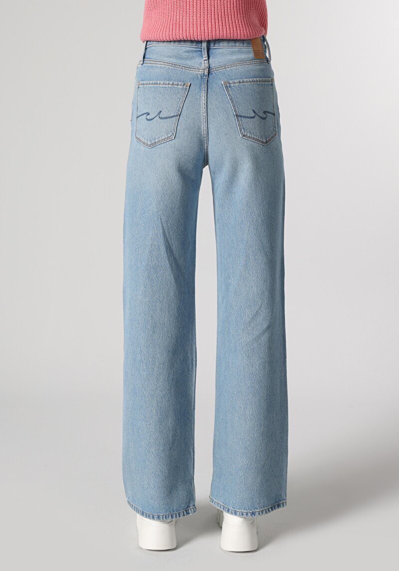 Afișați detalii pentru Pantaloni De Dama Albastru Regular Fit 970 Berry Cl1063505