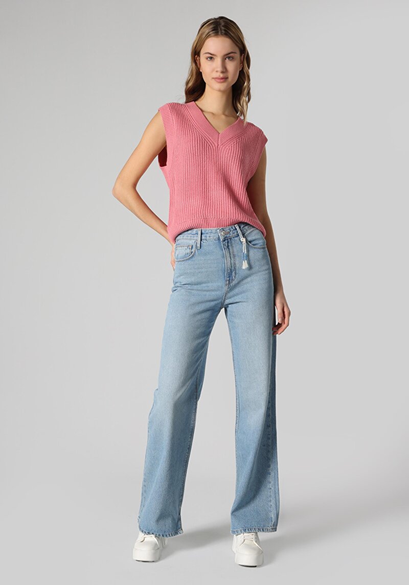 Imagine a Pantaloni De Dama Albastru Regular Fit 970 Berry Cl1063505