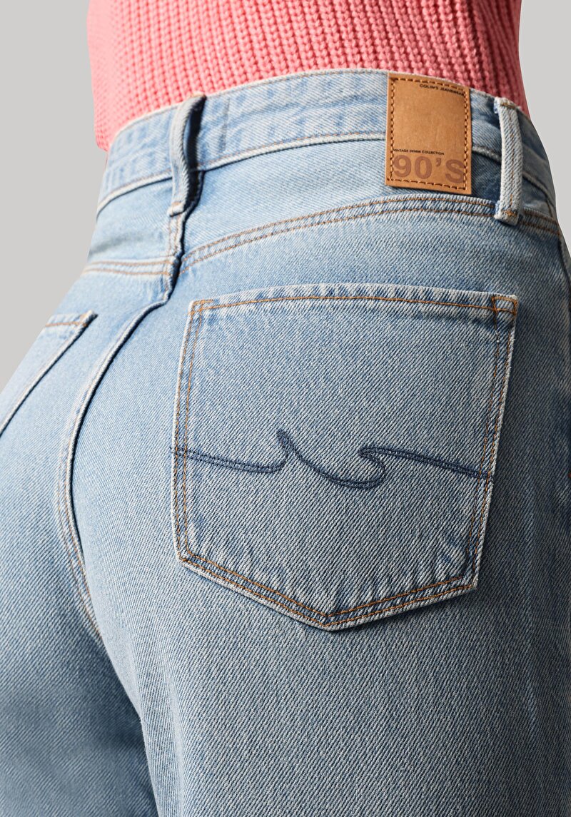 Afișați detalii pentru Pantaloni De Dama Albastru Regular Fit 970 Berry Cl1063505