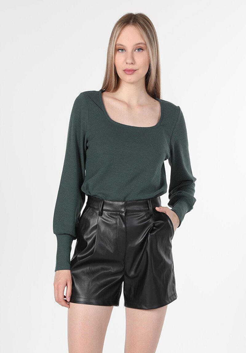 Imagine a Tricou Cu Maneca Lunga De Dama Verde   Cl1060294