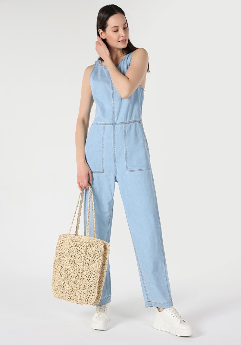 Imagine a Blugi İndigo Pentru Femei Regular Fit