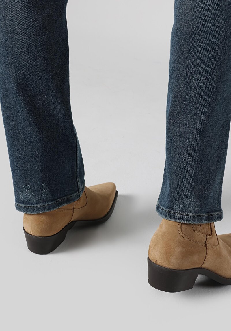 Afișați detalii pentru Pantaloni De Barbati Albastru Regular Fit 045 David Cl1063538