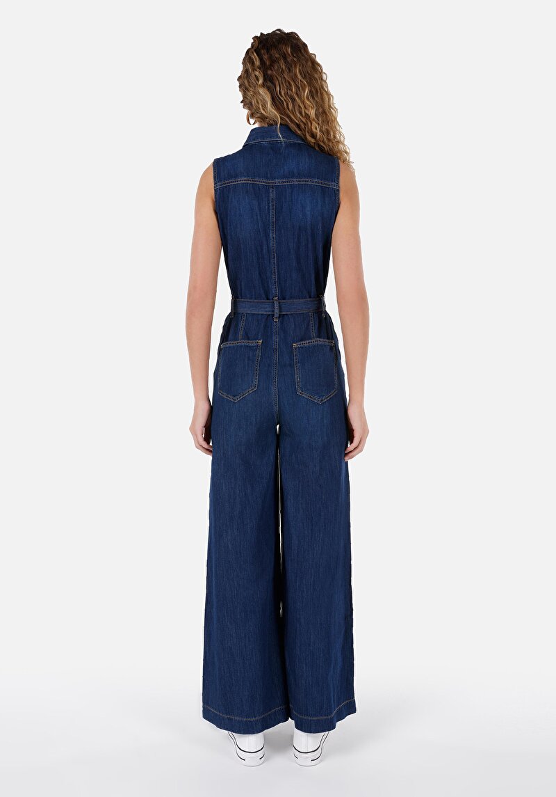 Afișați detalii pentru Global / Total De Dama Albastru Regular Fit  Cl1069640