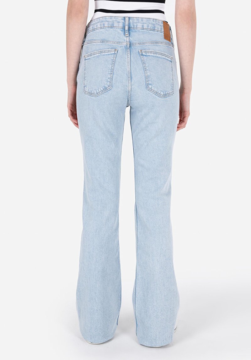 Imagine a Pantaloni De Dama Albastru Slim Fit Cl1069650